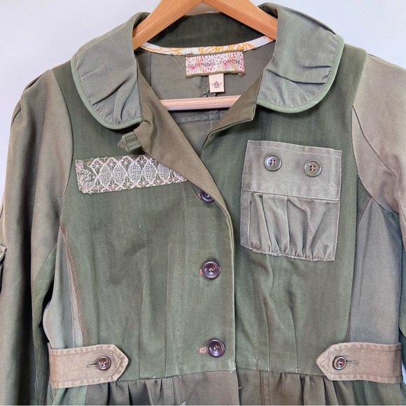 Burning Torch Army Style Jacket - Picture 4 of 9